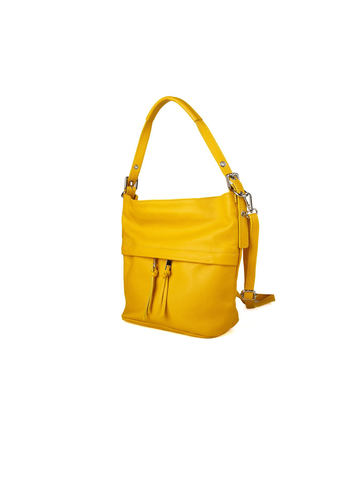 Giulia Monti shoulder bag in Saffron Yellow - view 2