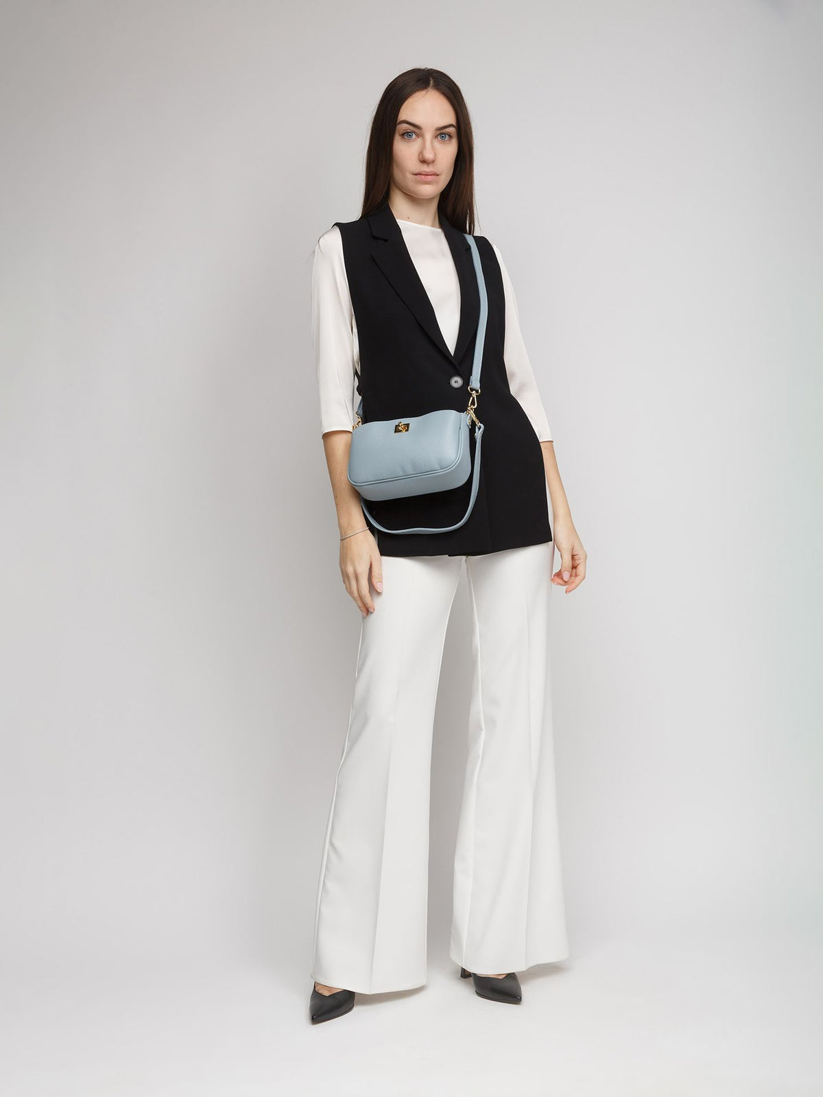 Giulia Monti shoulder bag in Pale Green - view 5