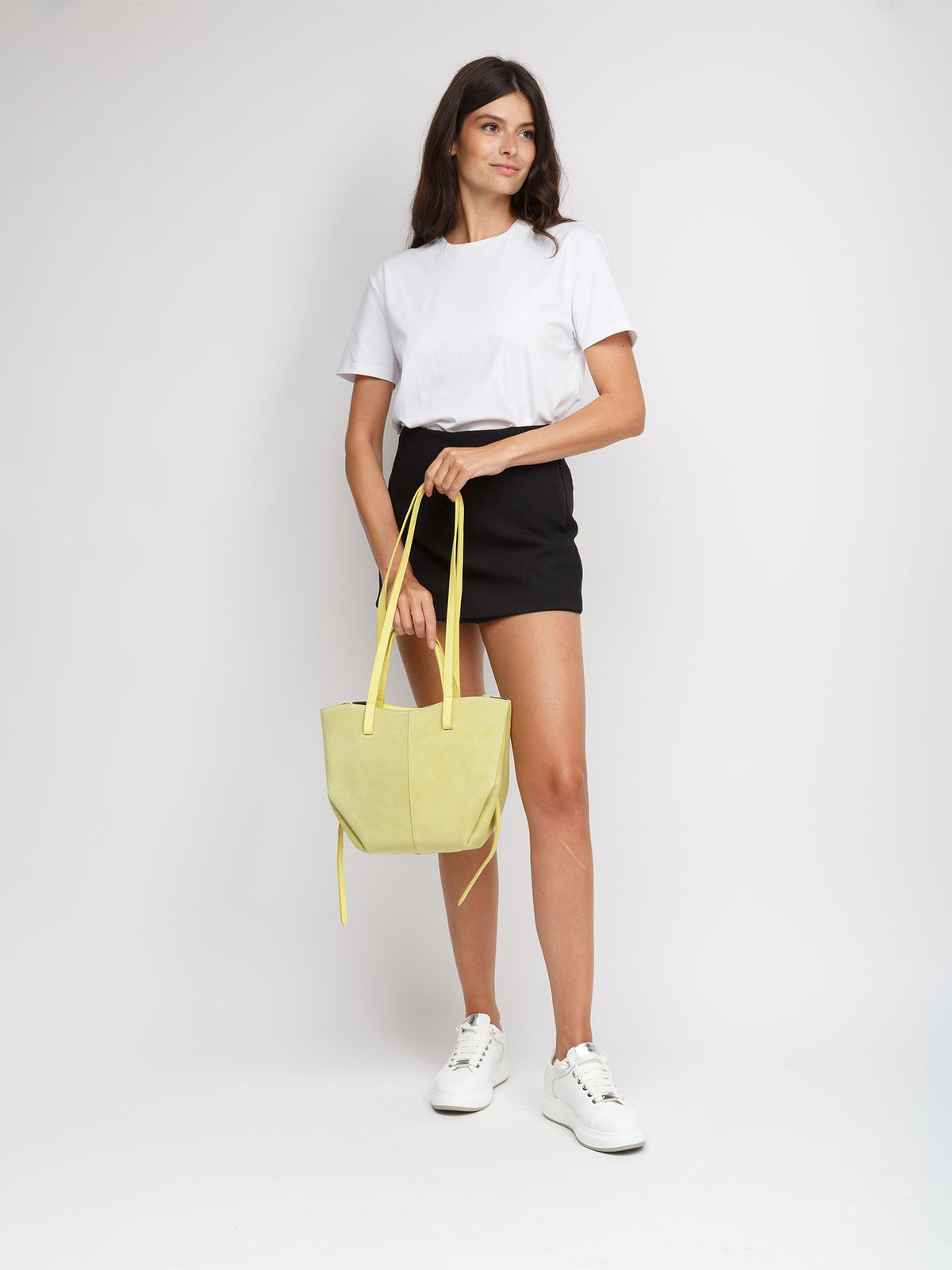 Giulia Monti tote bag in Lemon - view 5