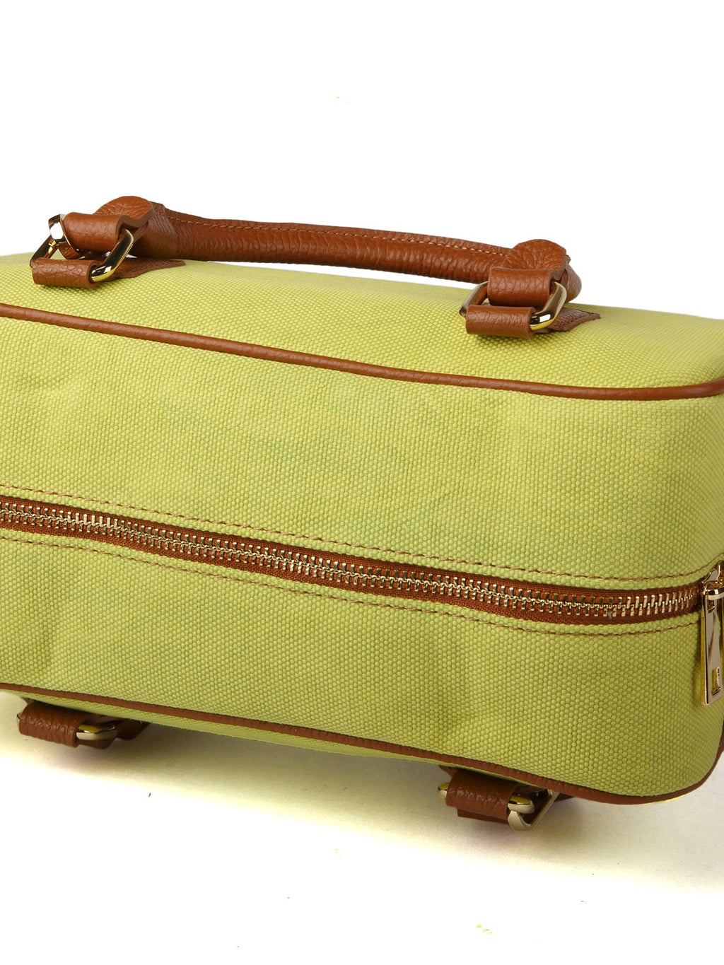 Giulia Monti shoulder bag in Grass Green & Golden Brown - view 4