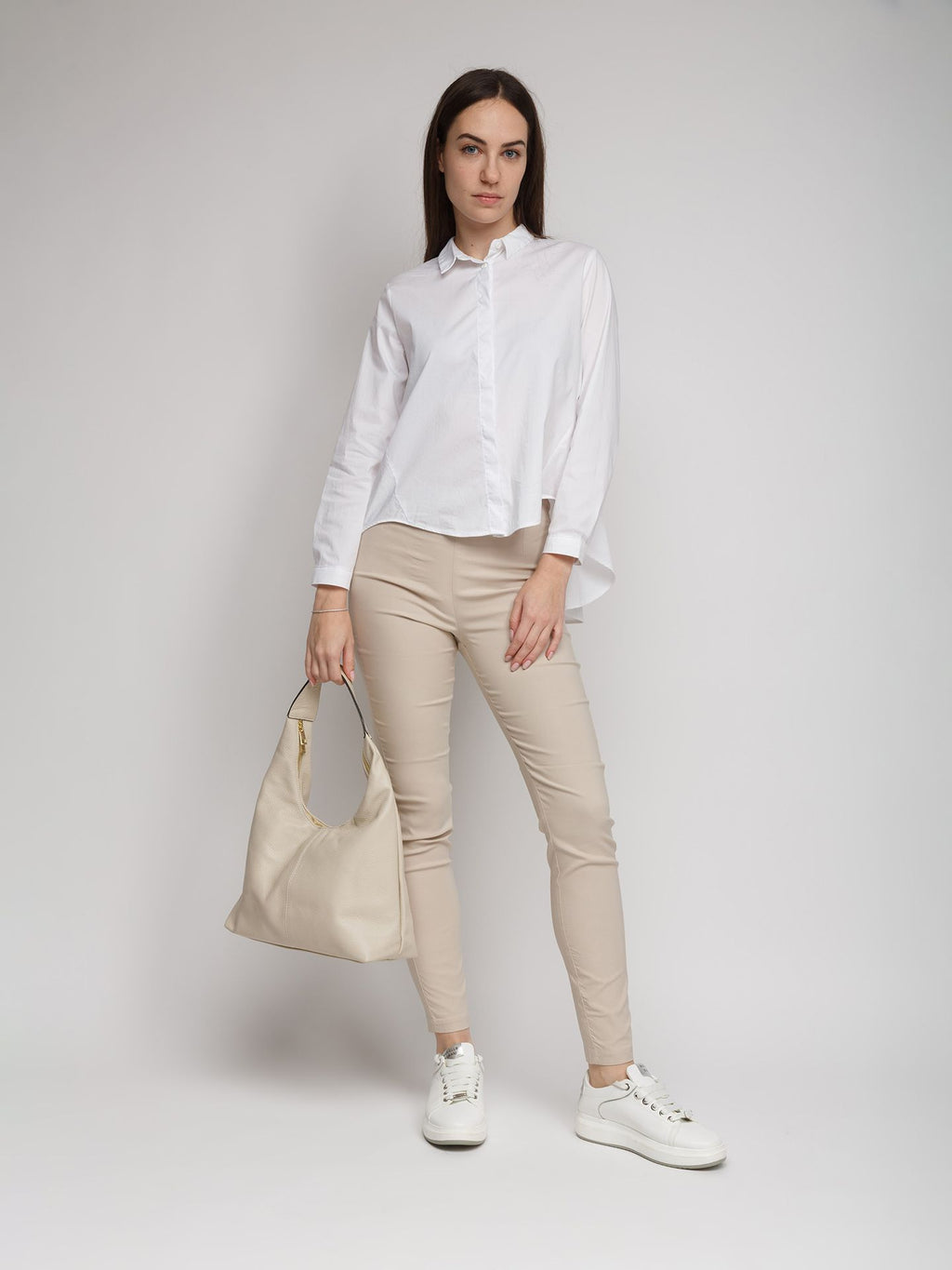 Giulia Monti tote bag in Light Beige - view 5