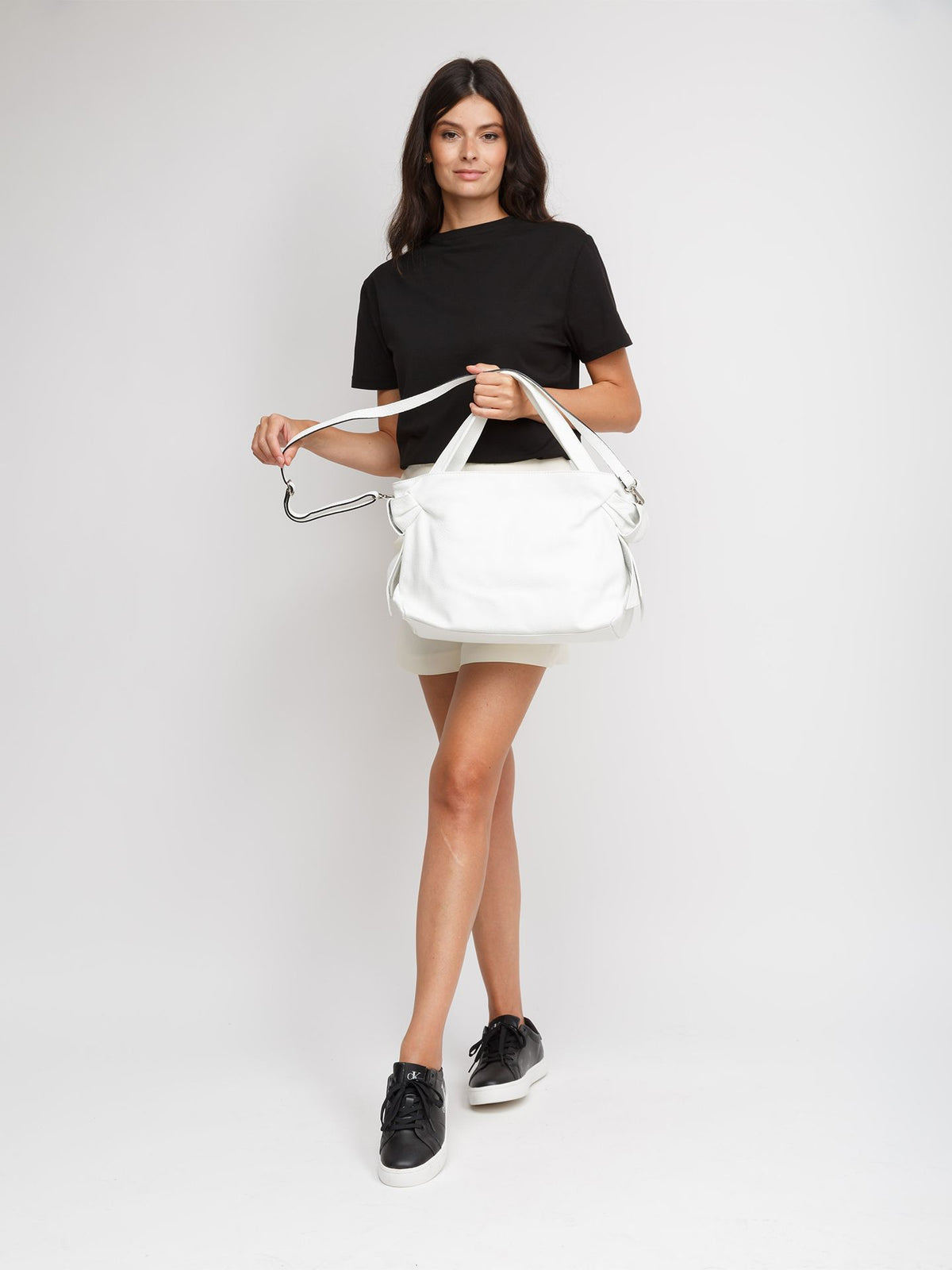 Giulia Monti tote bag in White - view 5