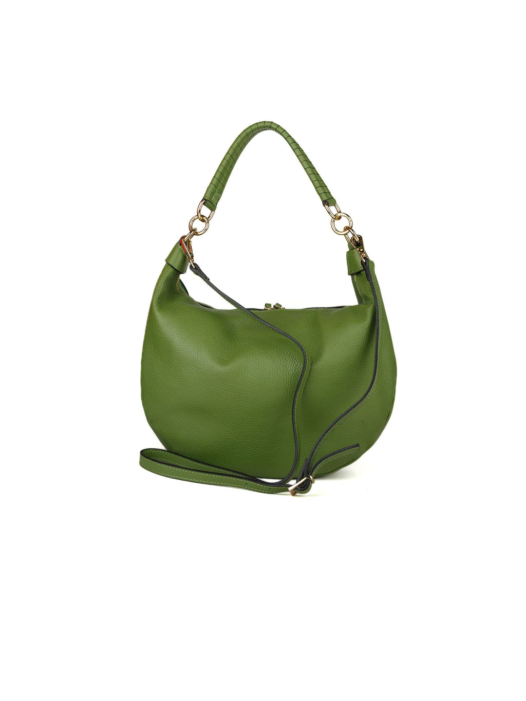 Giulia Monti shoulder bag in Grass Green - view 3