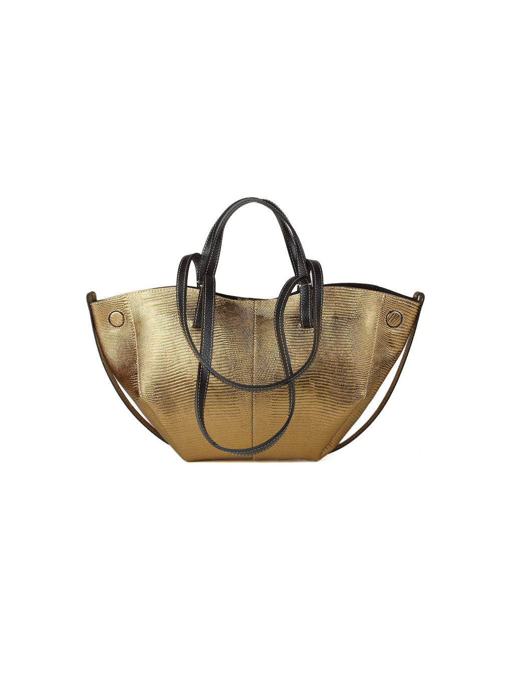 Giulia Monti tote bag in Gold & Black - view 3