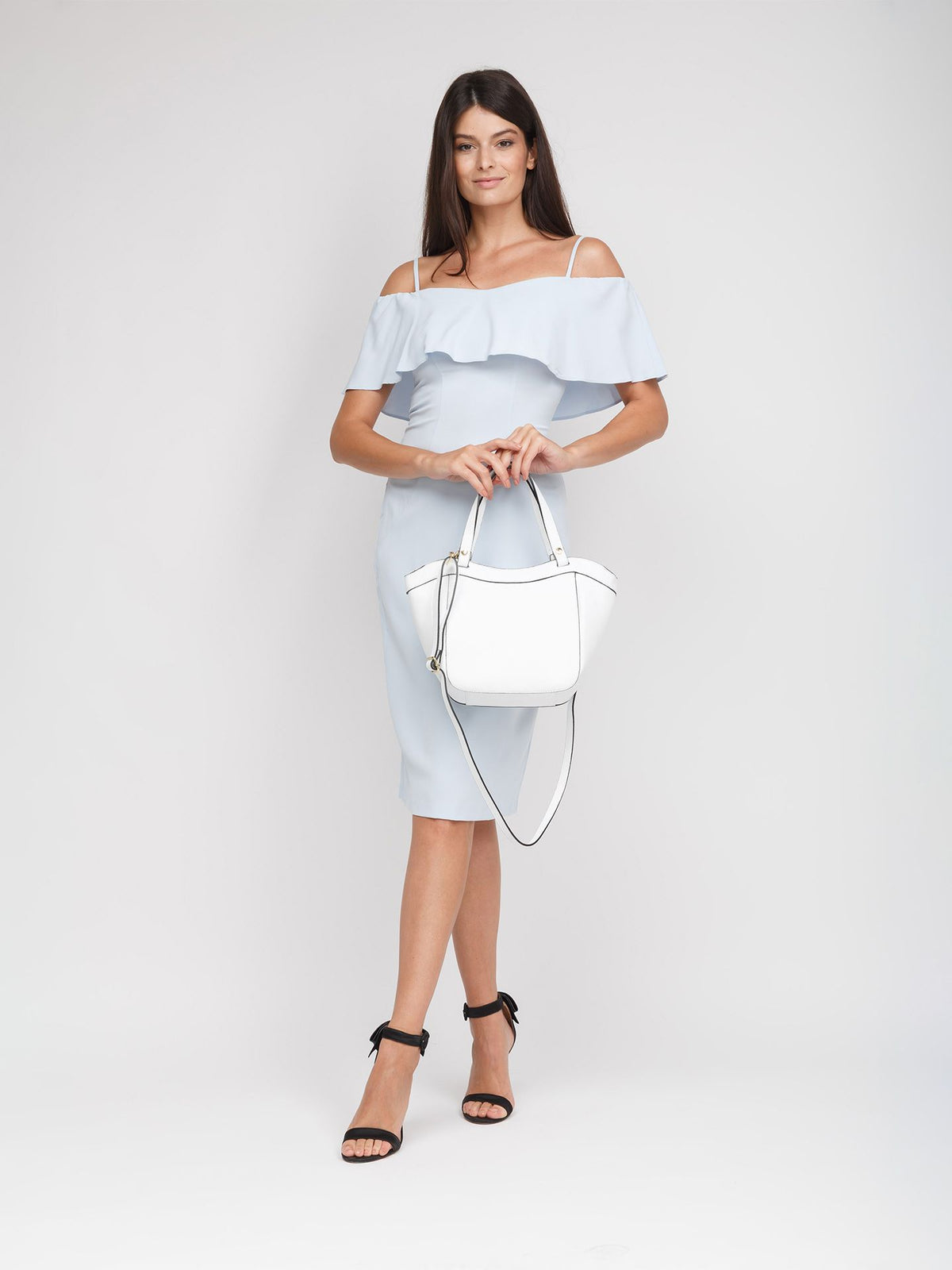 Giulia Monti shoulder bag in White - view 5