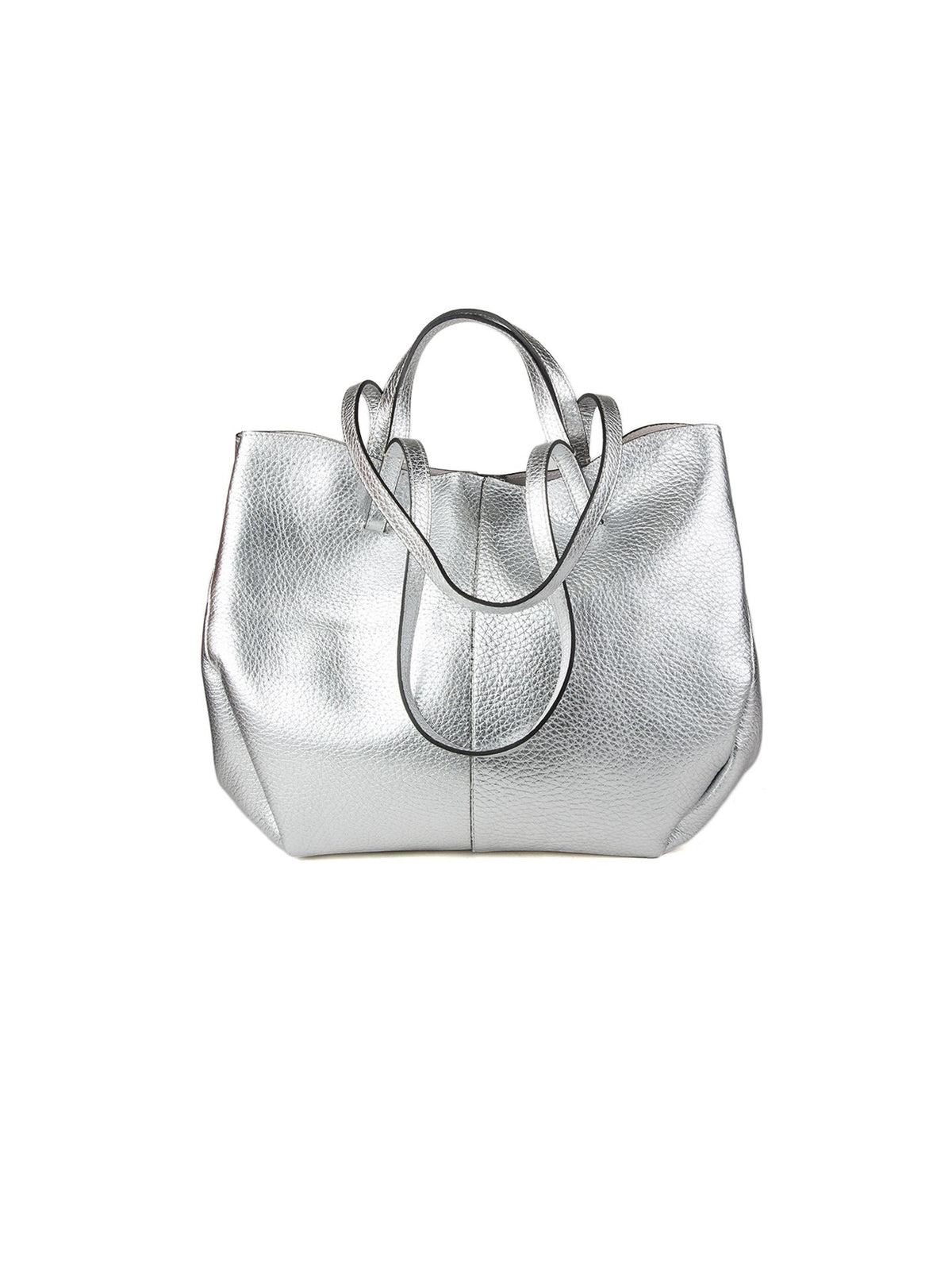 Giulia Monti tote bag in Silver - view 3