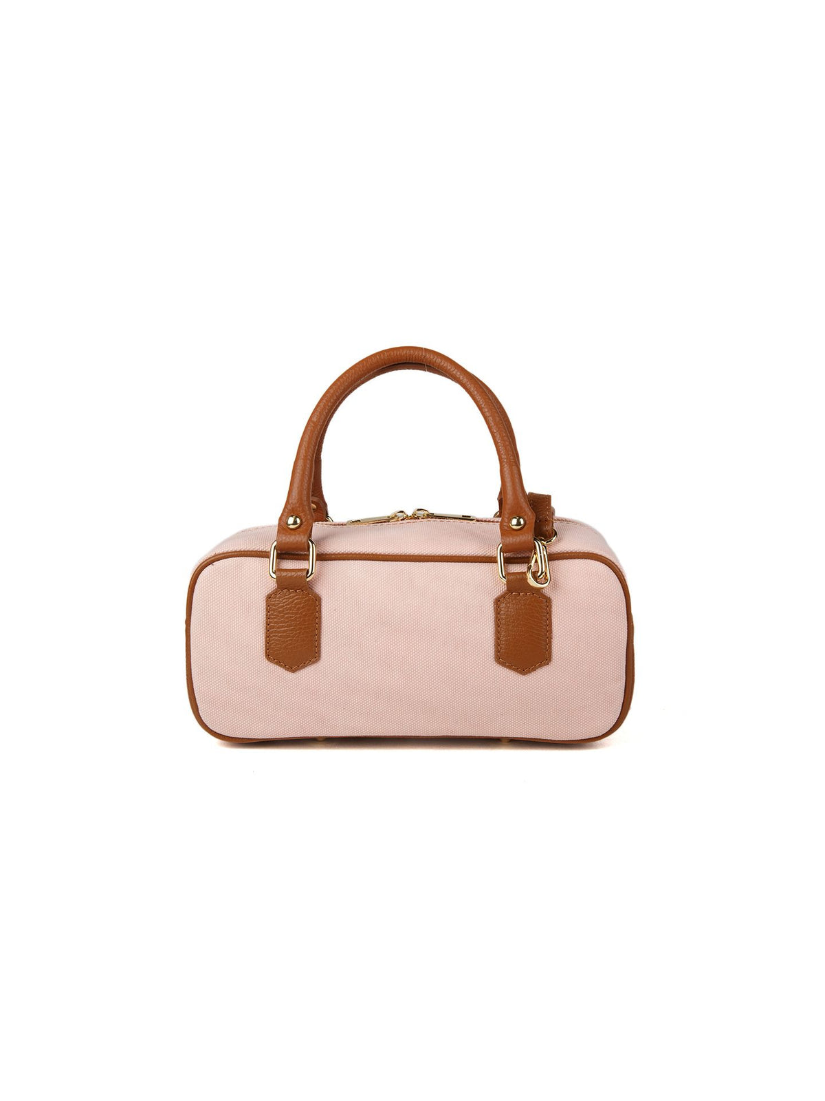 Giulia Monti shoulder bag in Pale Pink & Golden Brown - view 1