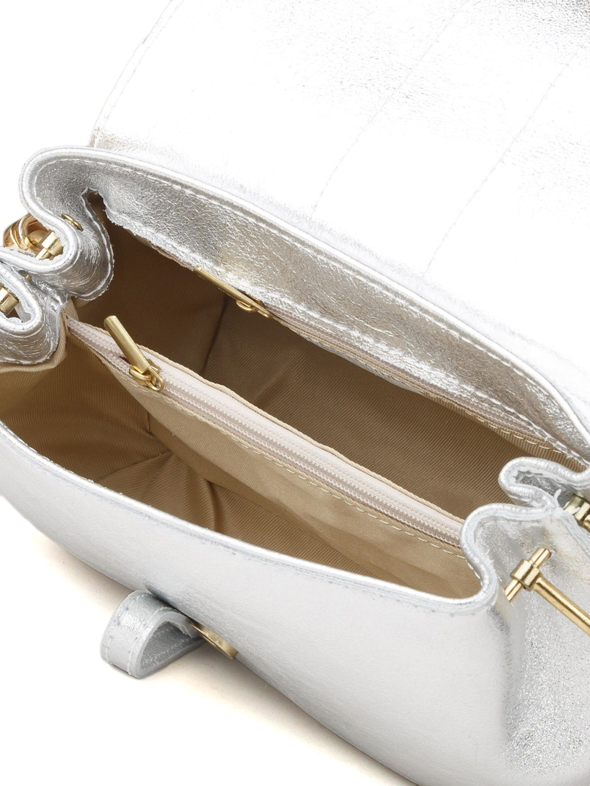 Giulia Monti shoulder bag in Silver - view 4