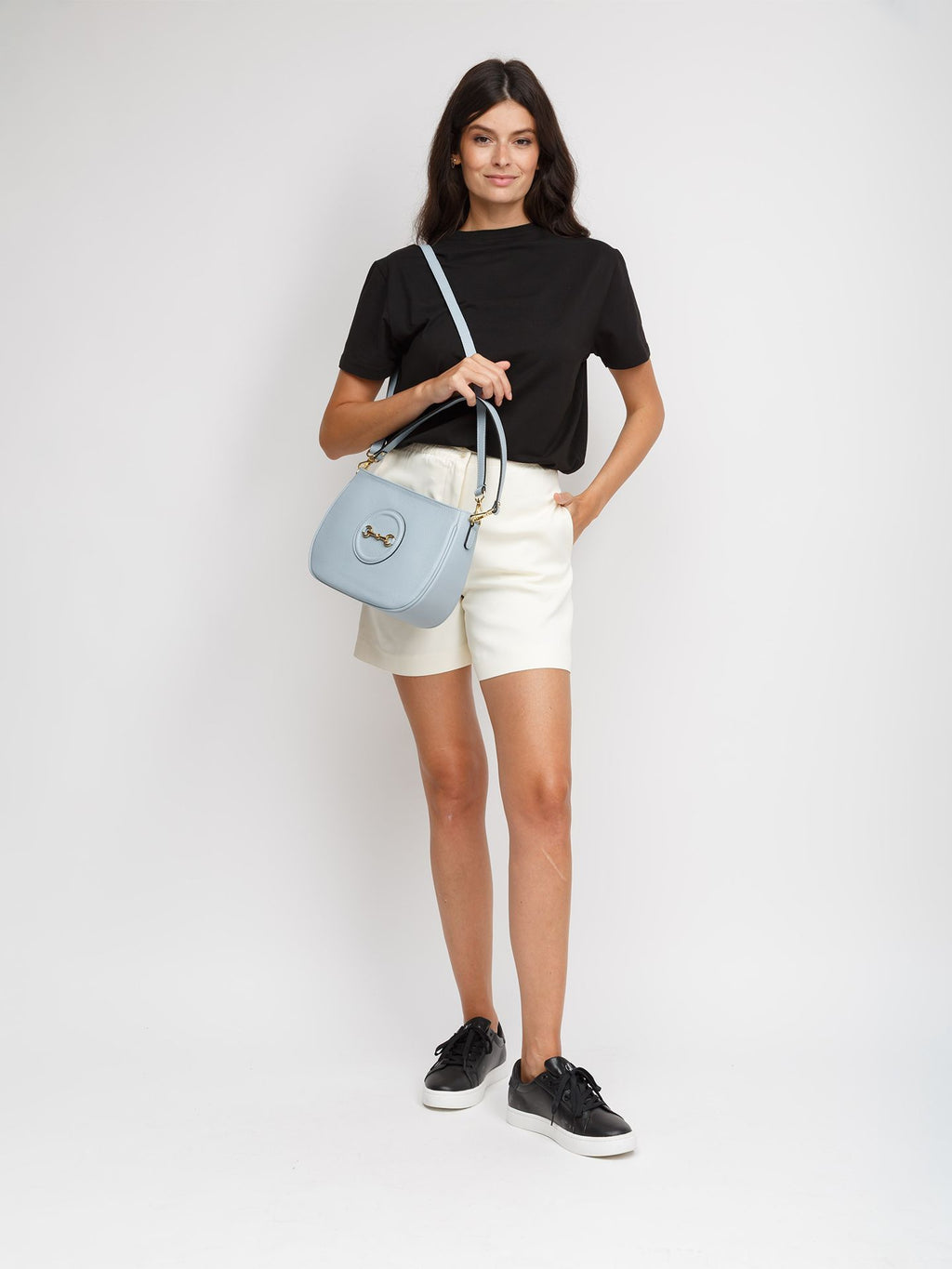 Giulia Monti shoulder bag in Sky Blue - view 5