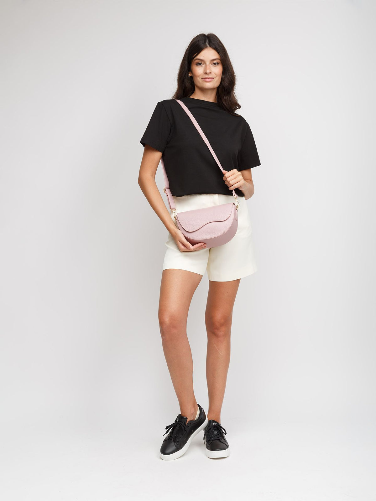 Giulia Monti shoulder bag in Pale Pink - view 5