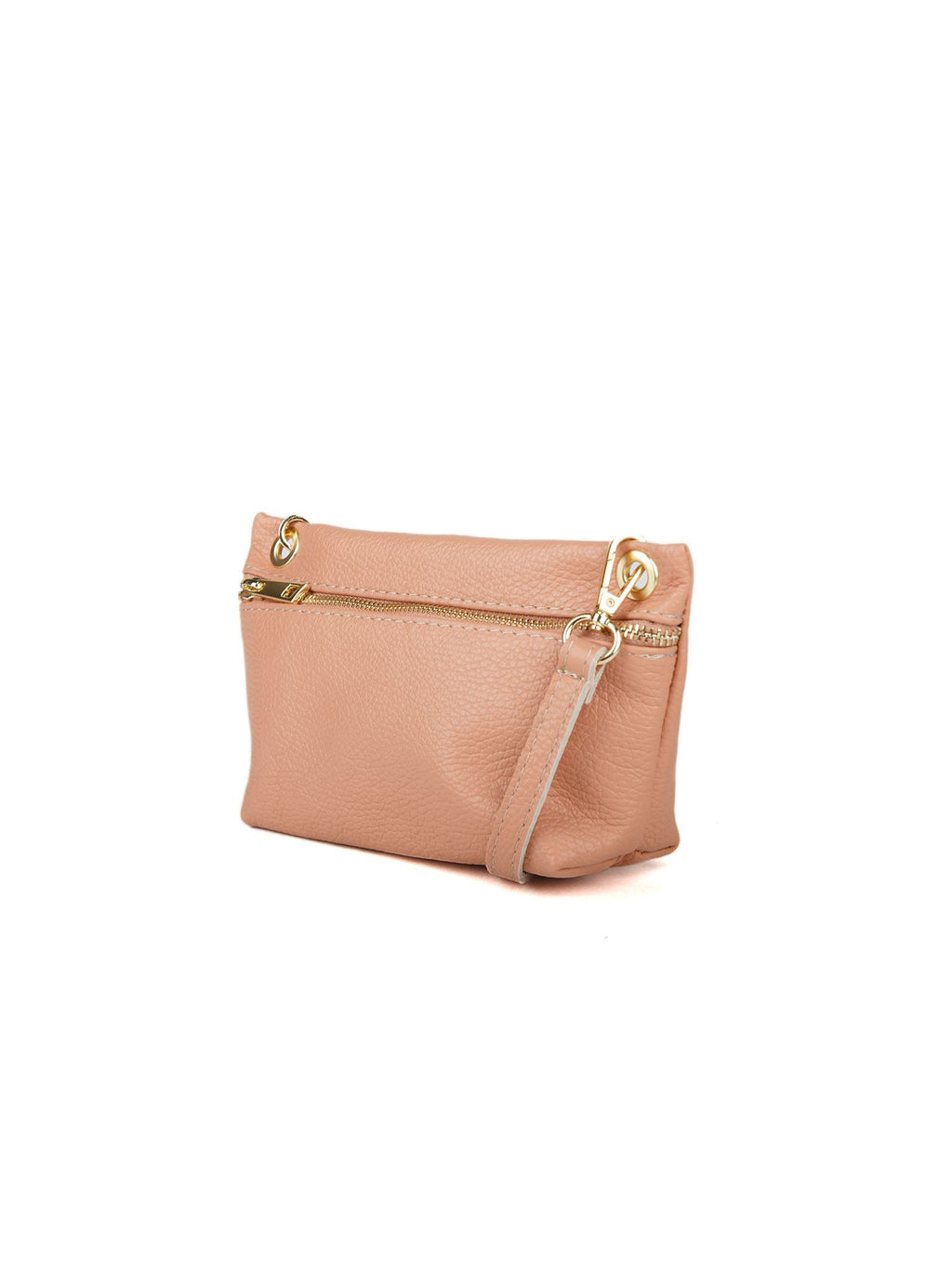 Giulia Monti crossbody bag in Pale Salmon Pink - view 2
