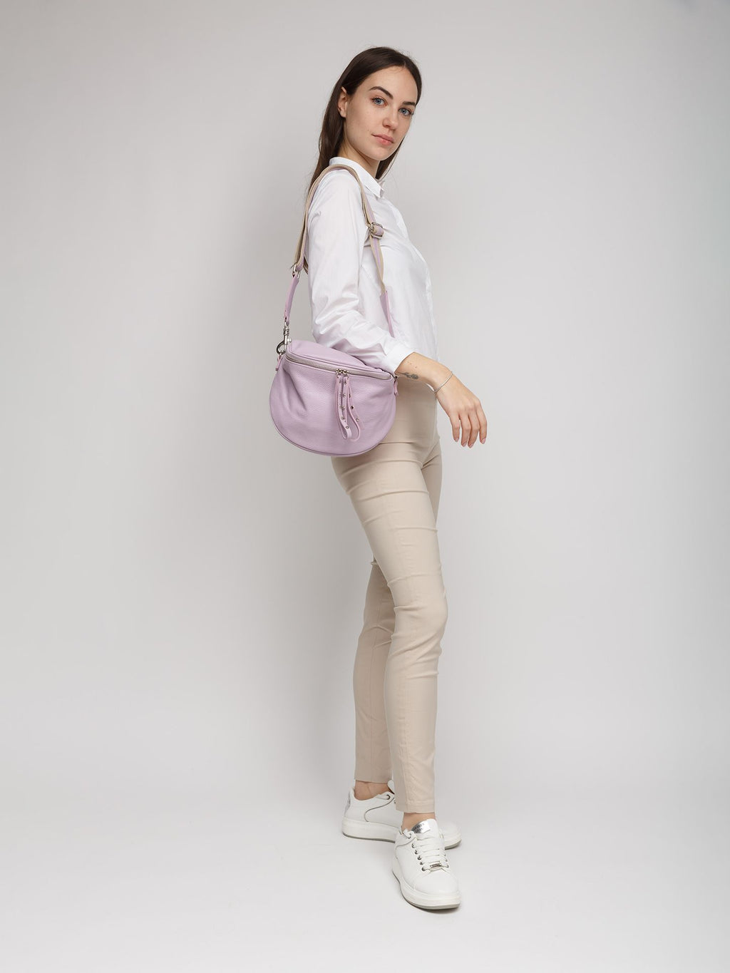 Giulia Monti shoulder bag in Lilac - view 5