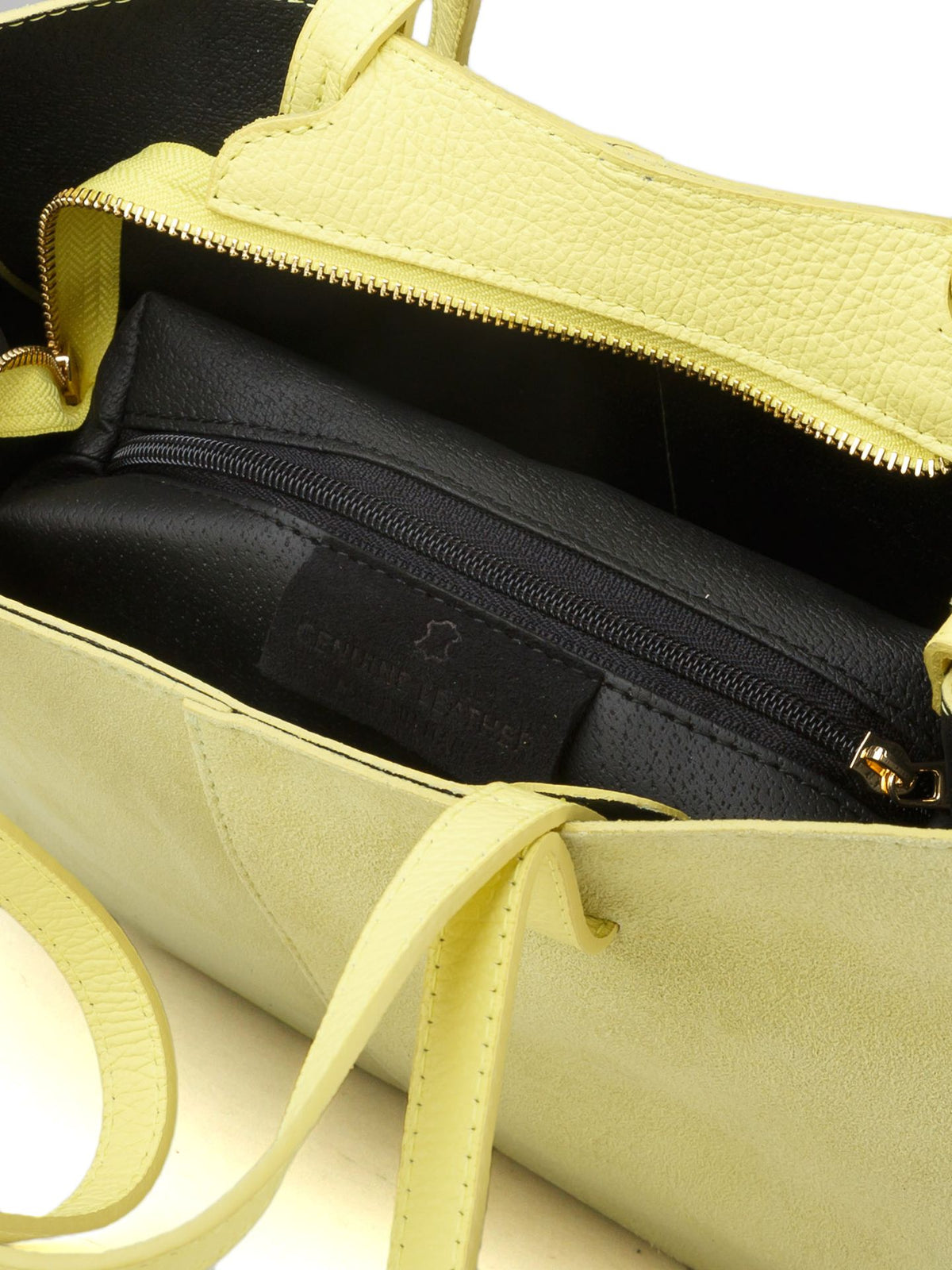 Giulia Monti tote bag in Lemon - view 4