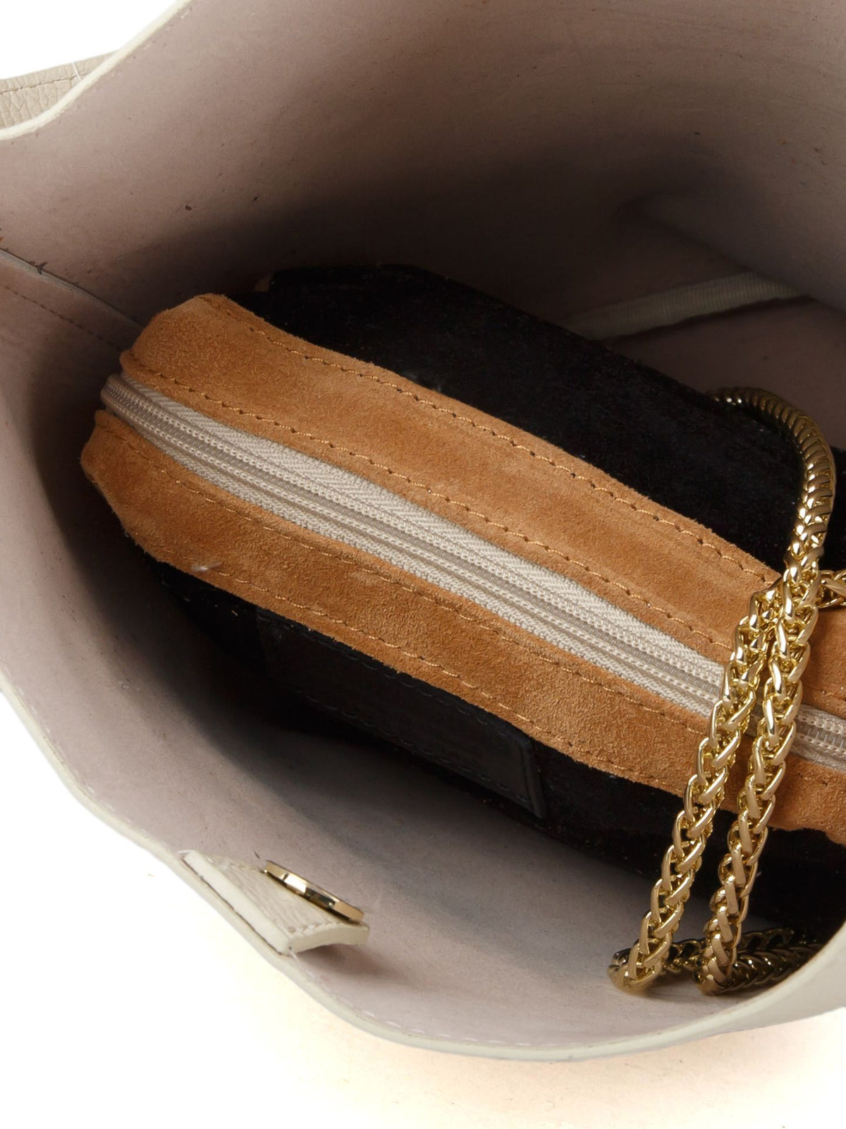 Giulia Monti shoulder bag in Light Beige - view 4