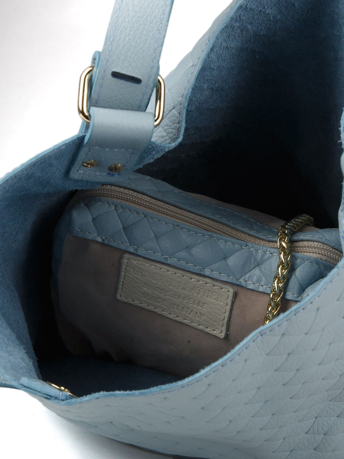 Giulia Monti shoulder bag in Sky Blue - view 4