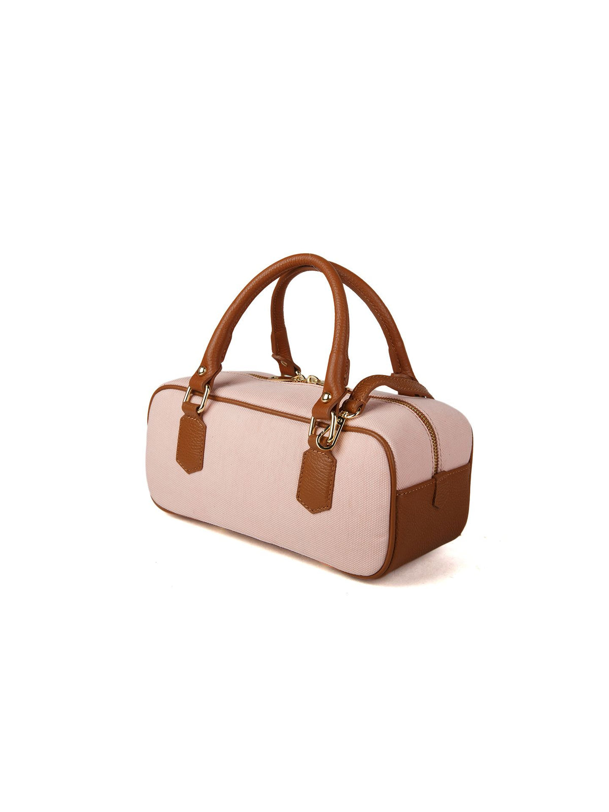 Giulia Monti shoulder bag in Pale Pink & Golden Brown - view 2