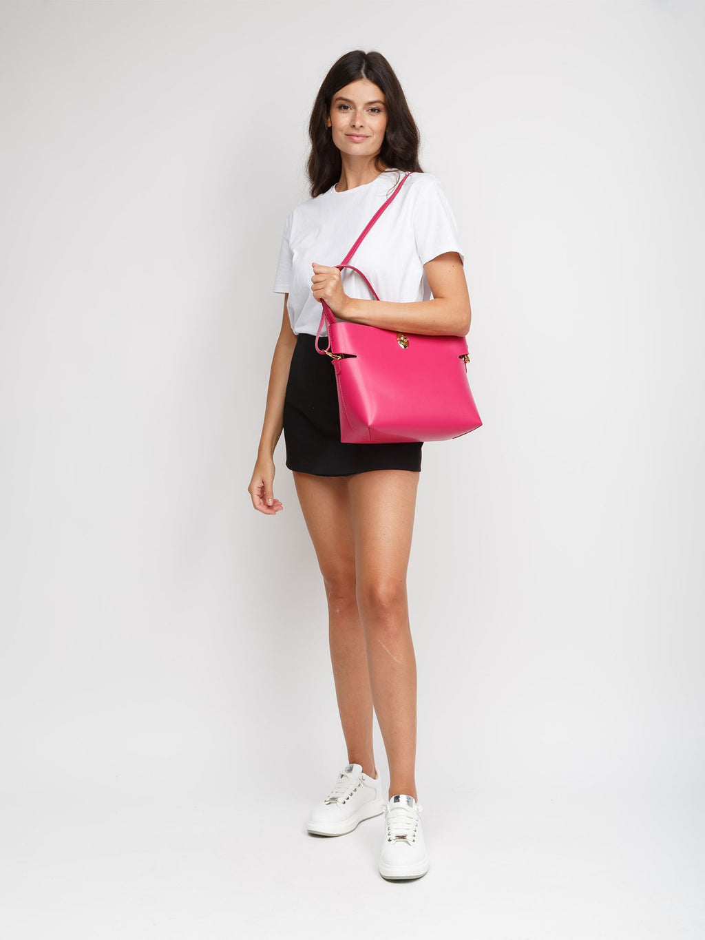 Giulia Monti tote bag in Fuchsia - view 5