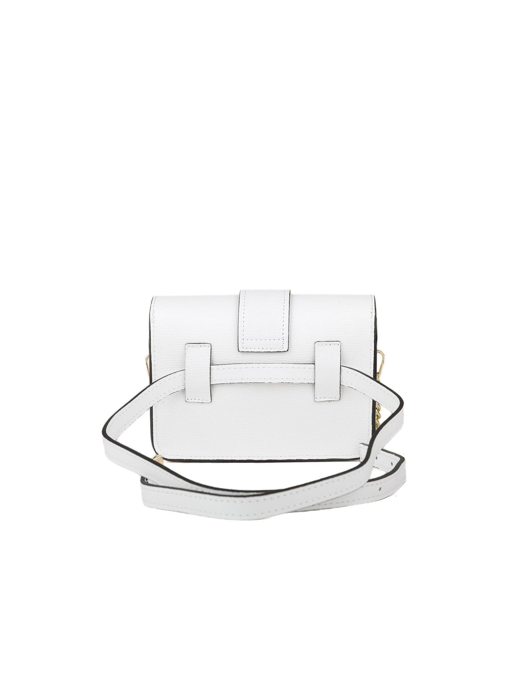 Giulia Monti convertible shoulder & waist bag in White - view 3