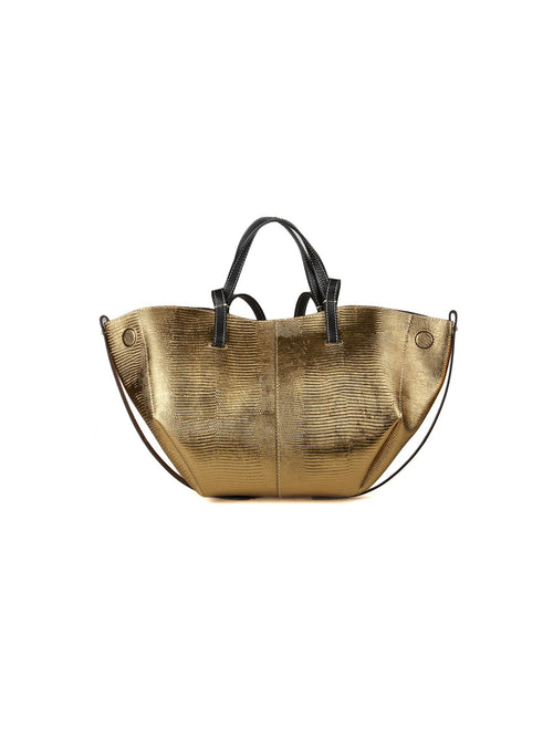 Giulia Monti tote bag in Gold & Black - view 1