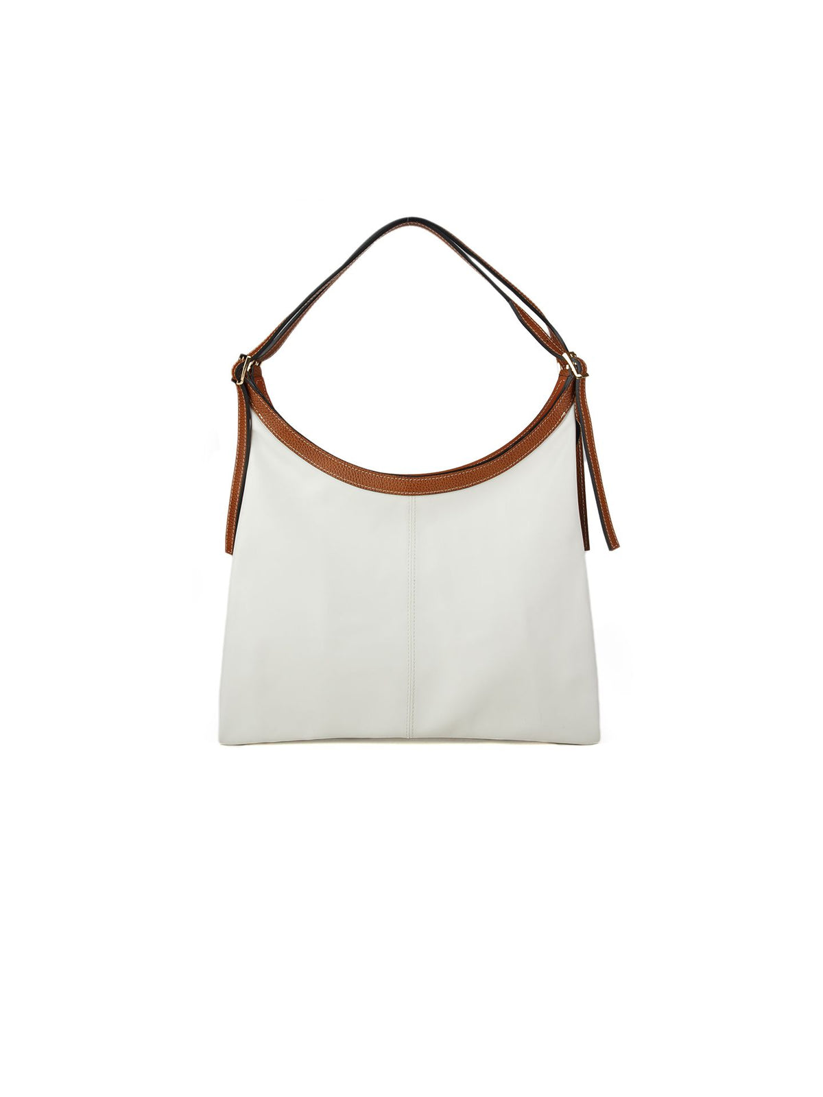Giulia Monti tote bag in White & Golden Brown - view 1