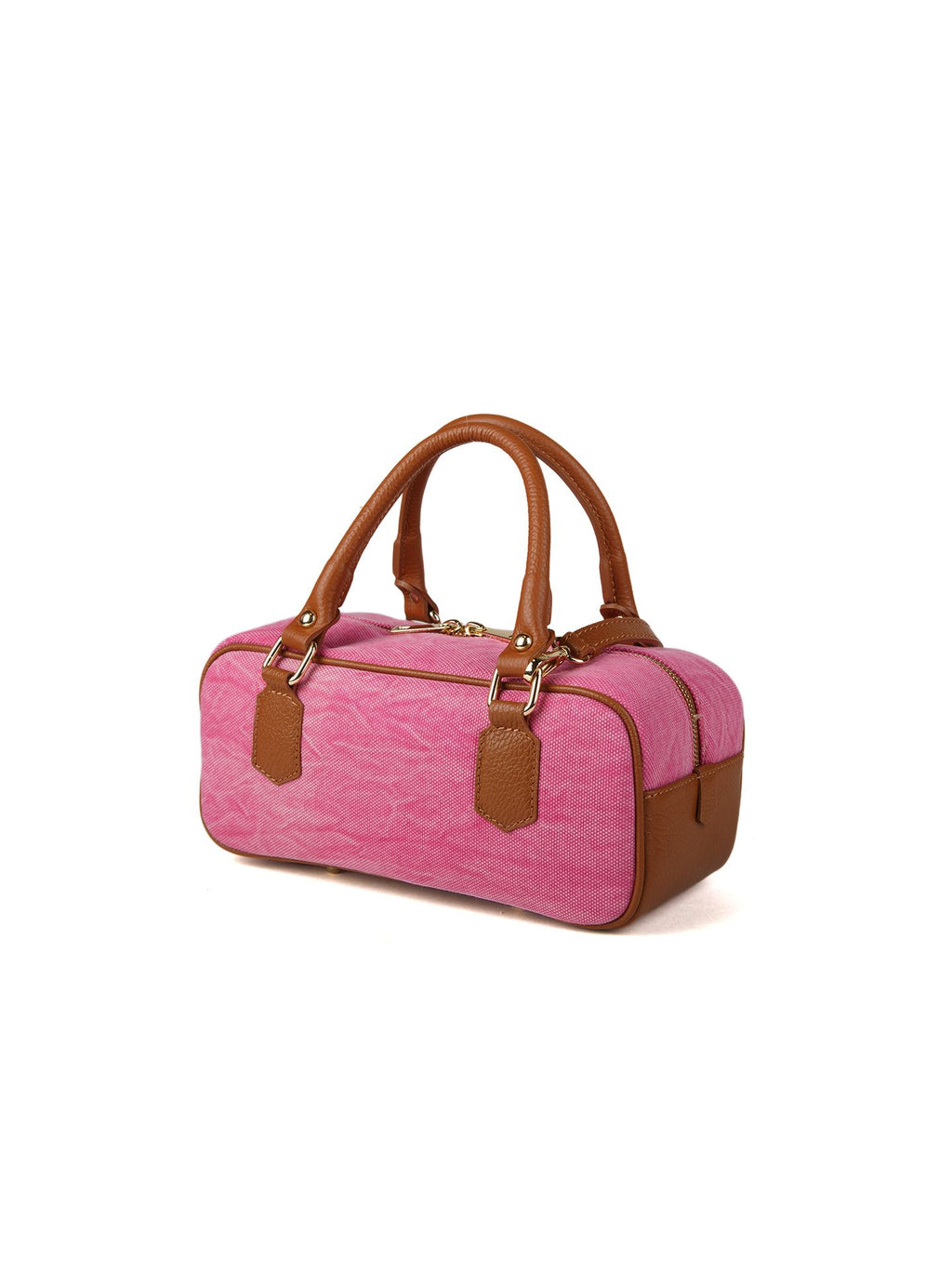 Giulia Monti shoulder bag in Fuchsia & Golden Brown - view 2