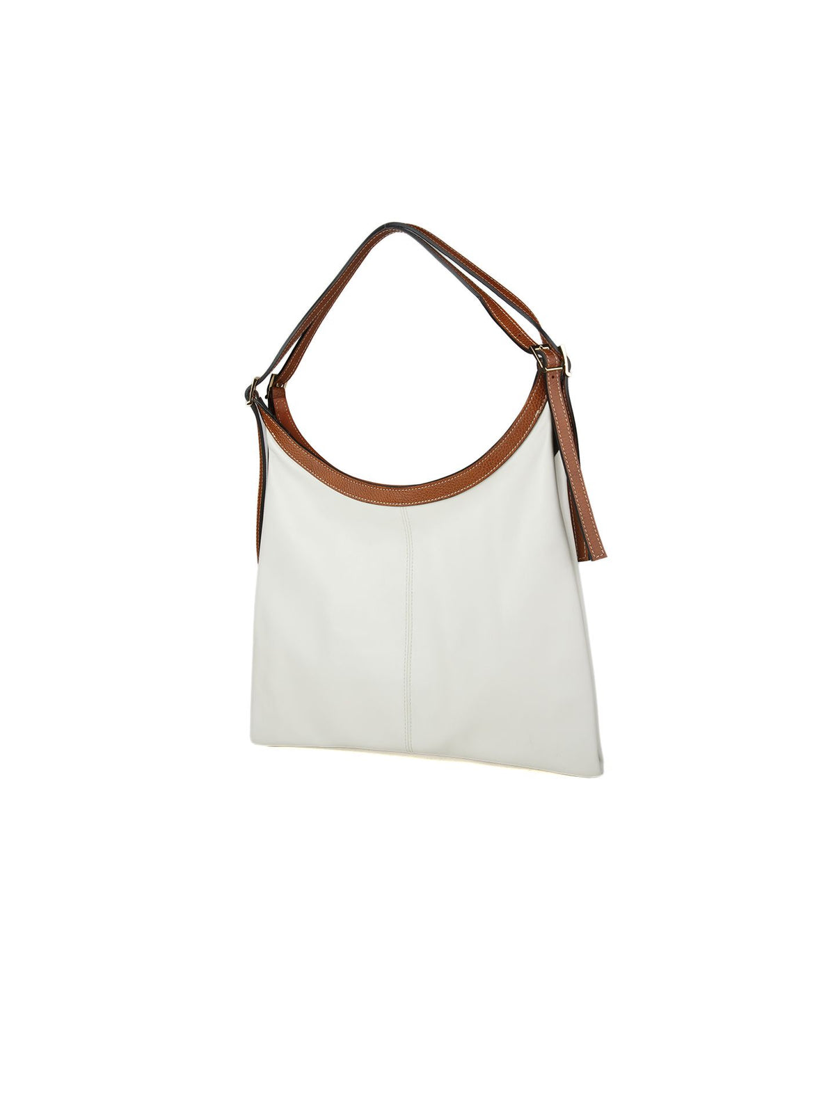 Giulia Monti tote bag in White & Golden Brown - view 2
