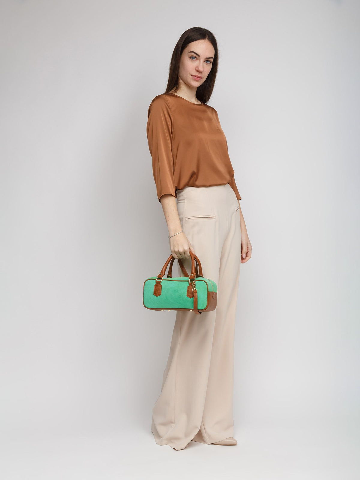 Giulia Monti shoulder bag in Teal Green - view 5