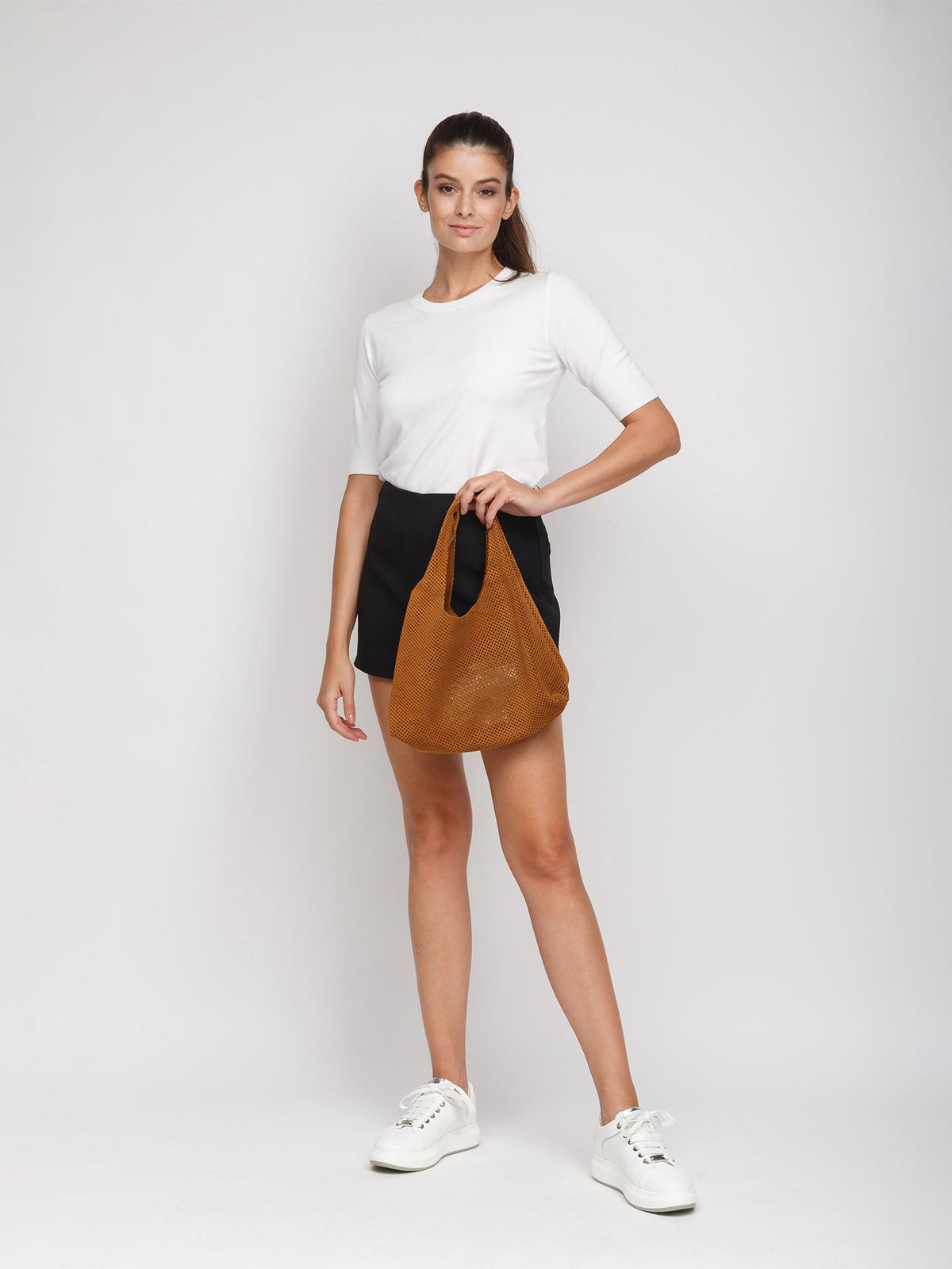 Giulia Monti handbag in Golden Brown - view 5