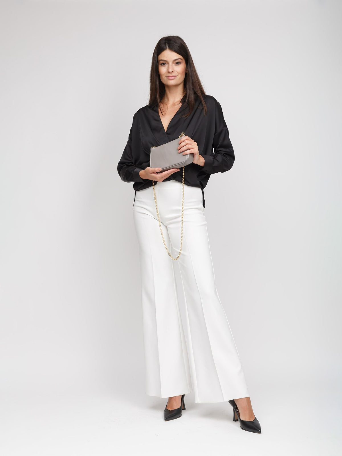 Giulia Monti crossbody bag in Light Gray - view 5