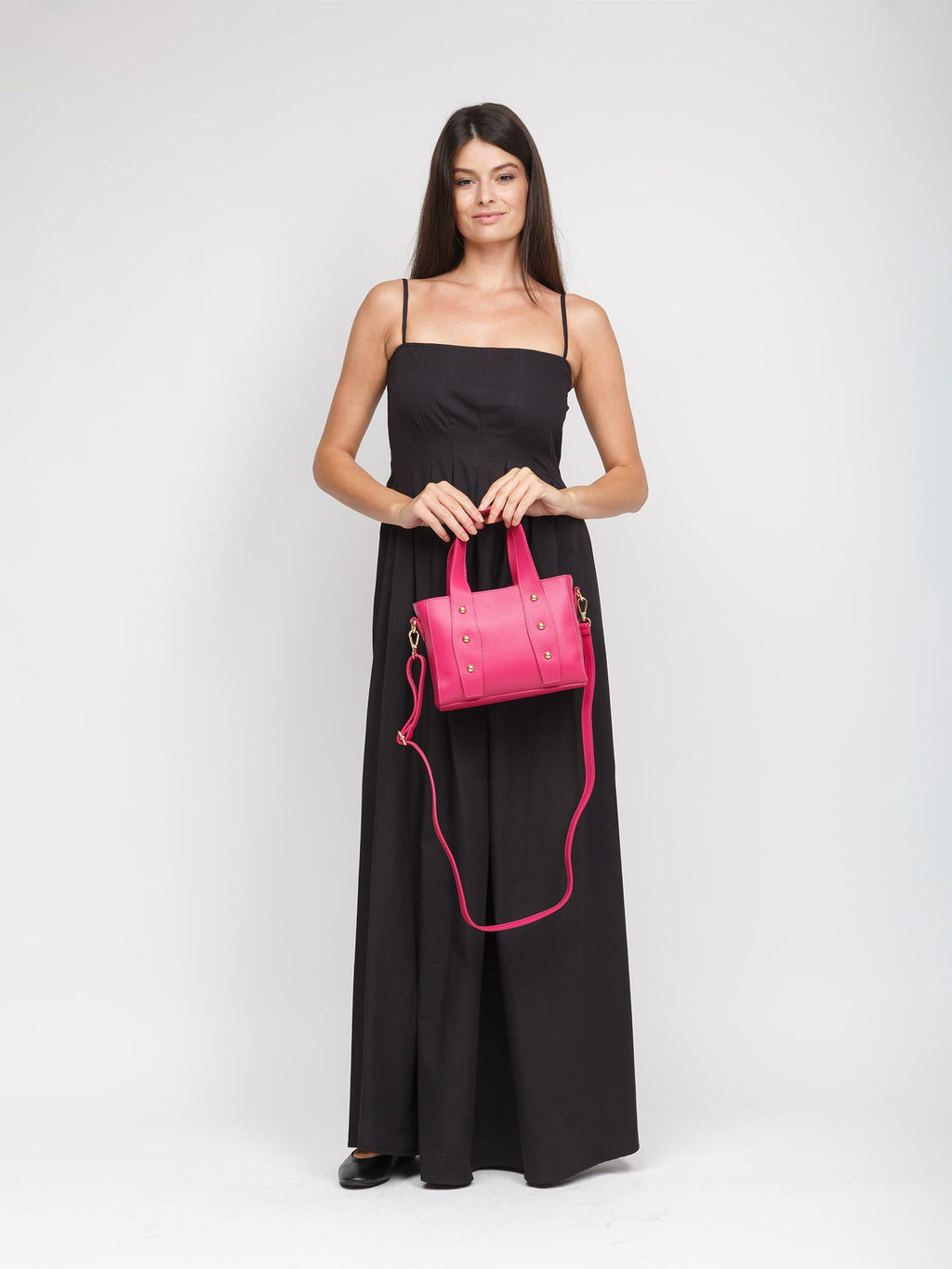 Giulia Monti shoulder bag in Fuchsia - view 5