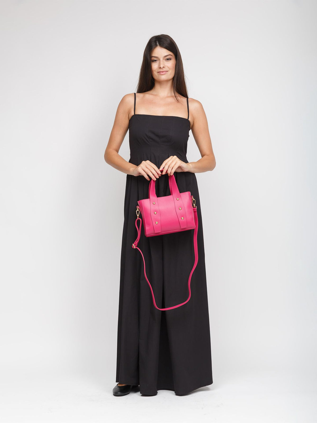 Giulia Monti shoulder bag in Fuchsia - view 5