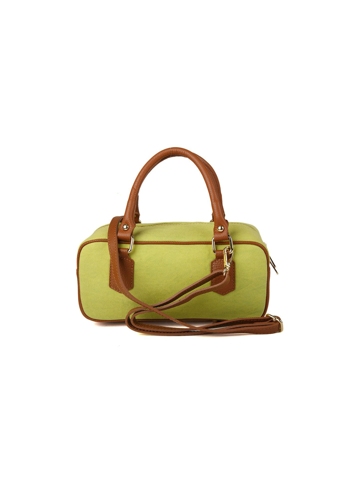 Giulia Monti shoulder bag in Grass Green & Golden Brown - view 3
